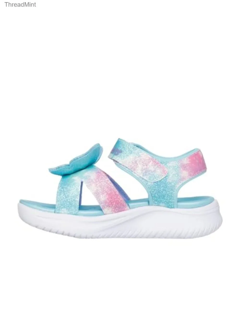 Girls Lighted Sandals Water-Ready Adjustable Hook & Loop